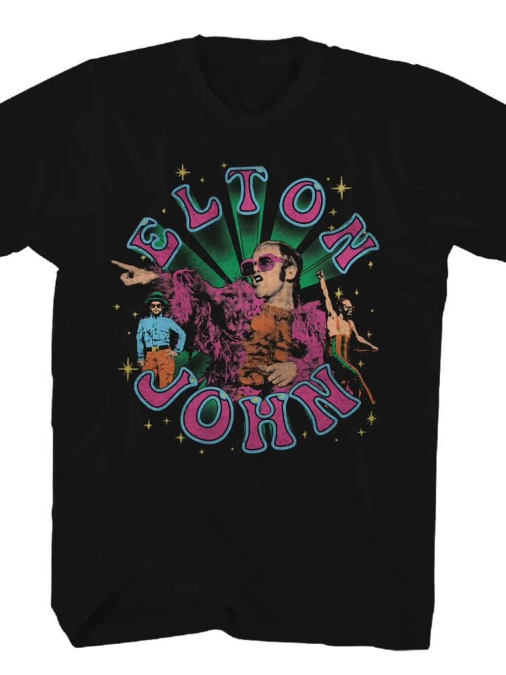 Elton John Images T Shirt Music Classic Band Tee